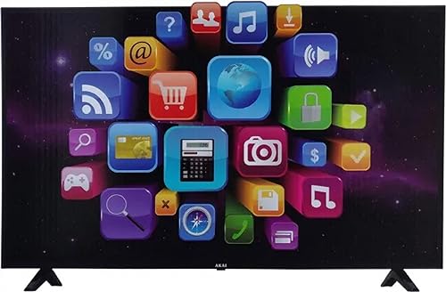 Akai AKTV4650J - TV 45 Pollici, Smart, DVB-T2 HEVC, 4K, LED