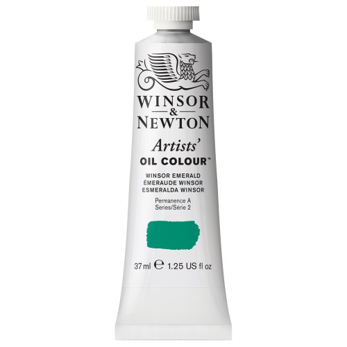 Winsor & Newton Artists - Pintura al Óleo, 37 ML, Verde (Esmeralda Winsor)