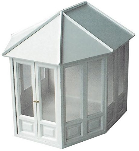 Preisvergleich Produktbild Victorianisches Gartenhaus, Puppenhauszubehör, weiß