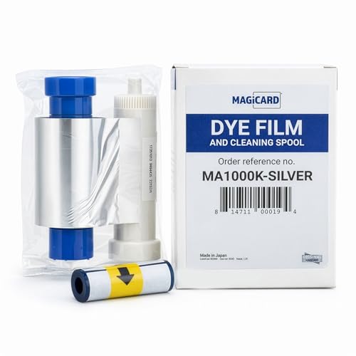 Cinta Magicard MA1000K-SILVER Plata Metálica 10 Pack miniatura 4