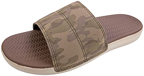 Panama Jack Men's Slide Sandals, Adjustable, Mens Size XL (12-13), Camouflage Print