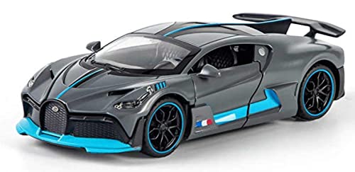Image of Metal Pull Back Diecast Car 1:32 Bugatti DIVO Pull Back Car Model with Sound Light Boys Gifts Toys for Kids【Pack of 1】,multicolor