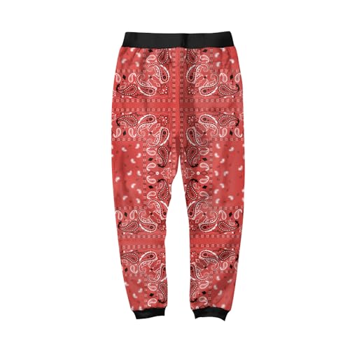 White Bandana Jacket for Men Bandanas 3D Print Hip hop Novelty Red Colorful Zipper Hoodies Women Fashion Jacket4