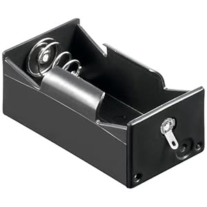 Batterijhouder, mono”D” (10 stuks)