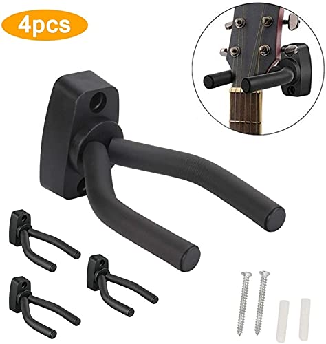 LEELLY Rack de stockageGuitar Wall Mount Portable Guitar Stand Holder Guitar Bracket Rack Hook 4Pcs Hanger Bracket Shelf… - Les Beatles, Paul McCartney, John Lennon, RIngo Starr, George Harrison LEELLY Rack de stockageGuitar Wall Mount Portable Guitar Stand Holder Guitar Bracket Rack Hook 4Pcs Hanger Bracket Shelf… – Image 3