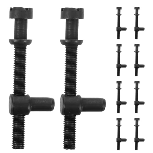 TOYANDONA 10 Jeux de Vis de Réglage de Tendeur de Chaîne en Métal Kit de Remplacement pour Tronçonneuse Vis de Tension Robustes pour Entretien et Réparation Compatibles Chaînes de