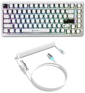 Amazon | ATTACK SHARK X65 HEラピッドトリガーキーボード、磁気軸、65