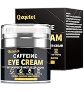 QZQETET Caffeine Eye Cream, Under Eye Cream for Puffiness and Bags Under Eyes Firming, Eye Cream ...
