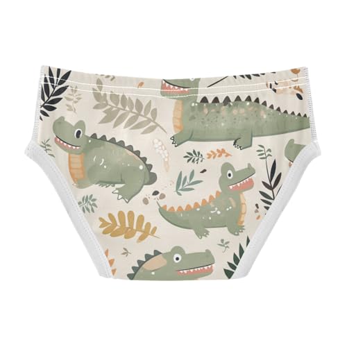 KLL Cute Cartoon Crocodile Alligator Boys Toddler Cotton Athletic Underwear Breathable Children Undies2