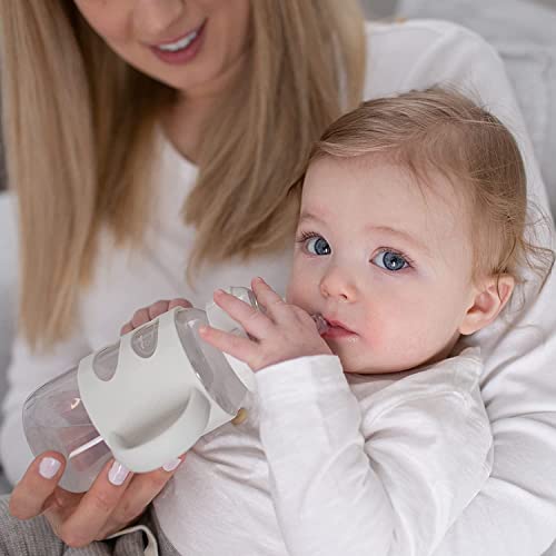 Dr. Brown’s® Milestones™ 100% Silicone Baby Bottle Handles, Wide-Neck, Light Blue, Green, Gray, 3 Count(Pack Of 1), 4M+ #TOP5