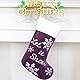 Nikolausstrumpf Weihnachtsstrumpf zum Befüllen & Aufhängen, Nikolaussocke Weihnachtsdekoration für Kamin, Weihnachtsbaum, Wand, Treppe,Mehrfarbig, 4er Set