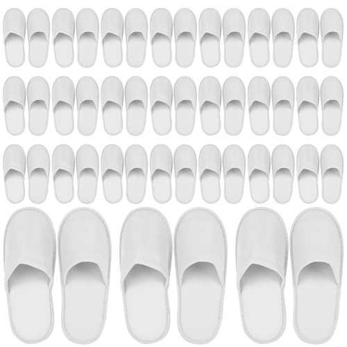 Contenuto della confezione: 24 paia, misura scarpa: 44, colore: bianco, materiale: 100% fibra di poliestere, suola: 75% EVA, 25% cartone