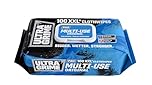UltraGrime PRO Multiuse Wet Wipes - Heavy-Duty Cleaning Cloths & Hand Wipes Alcohol-Free - Grease, Tools, Industrial Surface Cleaning Wipes - Extra Large Professional Cloth Wipes (Pack of 100)