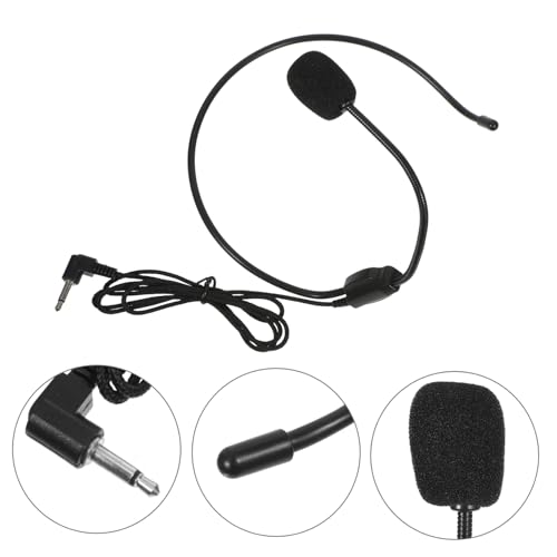 4 pezzi Microfono Headset Cablato per Presentazioni Flessibile Compatibile con Amplificatori per Insegnanti e Musicisti