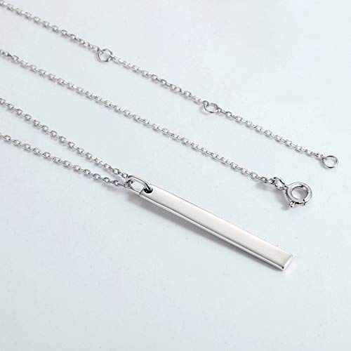 MOCHAMIK Ciondolo Temperamento Collana in Argento Sterling S925 personalità Catena clavicola Freddo