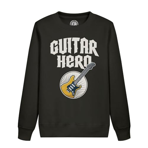 Sweatshirt enfant guitar hero pull en coton durable musique rock