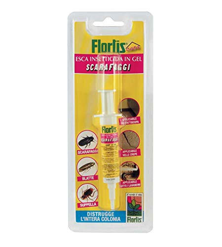 Flortis Esca In Gel Per Scarafaggi 10Gr In Siringa Accessori Fai Da Te Giardinaggio