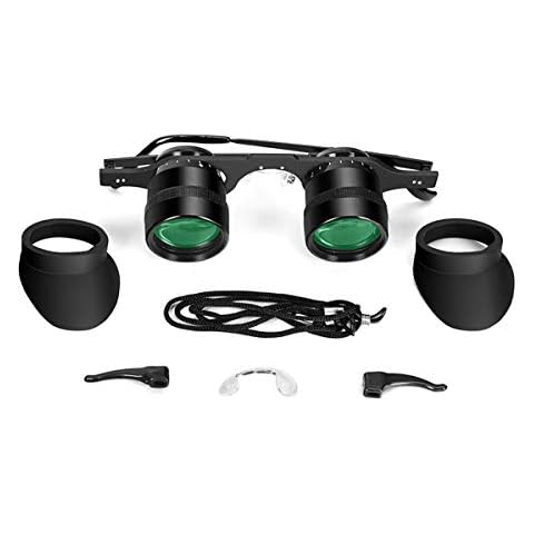 BIJIA 10x34 Compact Binoculars HD Magnification with Clear Low Light Vision,Waterproof Fishing Glasses with Gen Film Coating for Outdoor Hunting,Travel Cover
