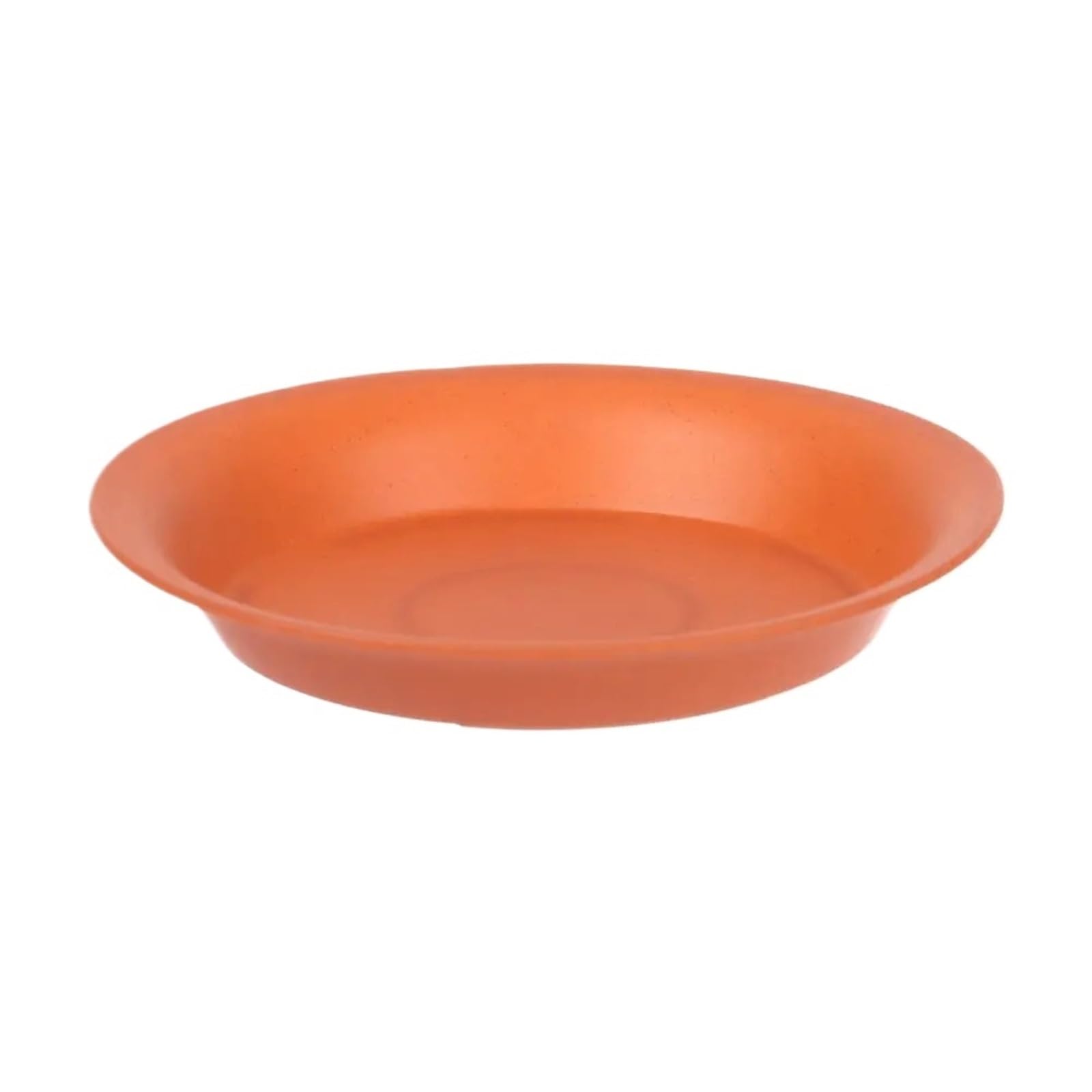 CNYUON 20Pcs Round Drip Trays Plant Saucer Garden Flower Pot Indoor Outdoor Plastic Tray Saucers Home Decor(Brick Red 8.5x11.7cm)