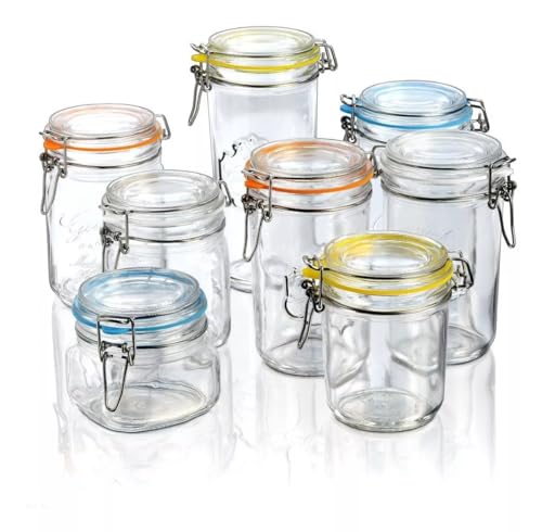 La mejor selección de Frascos Hermeticos de Vidrio los preferidos por los clientes. 9 Frascos Hermeticos de Vidrio marca Borgonovo (3)