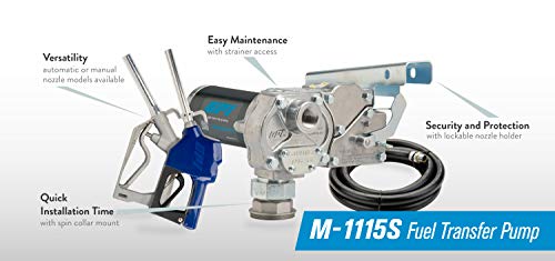 Gpi M-1115S Fuel Transfer Pump, 12 Gpm, 115V-Ac, Pump Only, Spin Collar Mount (110000-87) #TOP3