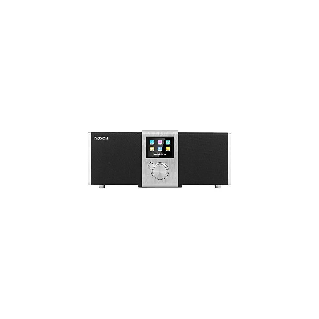 NOXON Nova II Internet/DAB+ Radio met Spotify, 50W zwart/zilver