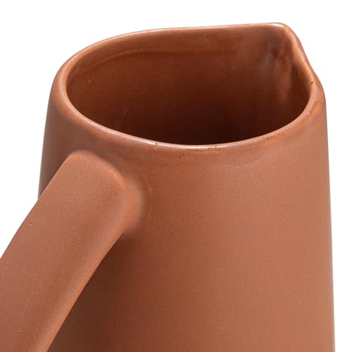 Pichet moderne grès terre cuite mate carafe à eau Bloomingville - 4
