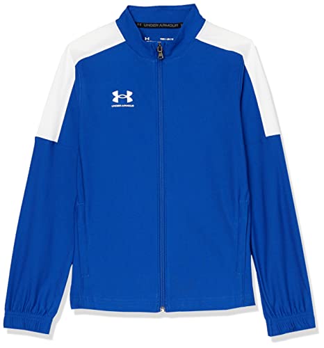 Veste de sport zippée bleu et blanc idéale pour le sport au collège et l'entraînement