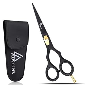 LosPepes 6,5″ Professionelle Haarschere Friseurschere Schere Haare Schneiden Premium Haarschneideschere Gut für Barbiere, Männer, Frauen Und Kinder