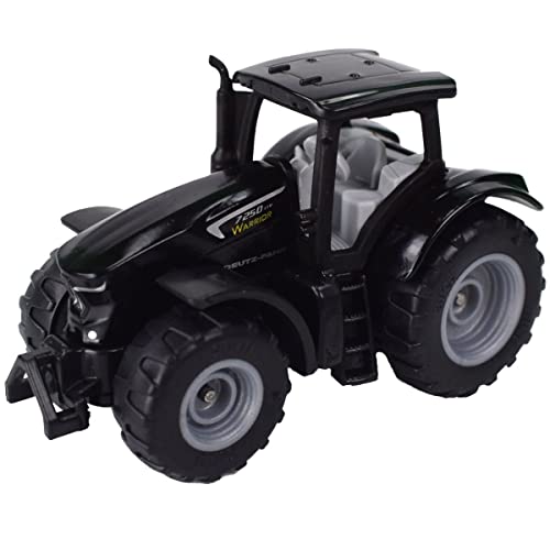 Ottimo prodotto come regalo siku 1397, Trattore giocattolo per bambini, DEUTZ-FAHR TTV 7250 Warrior, Metallo e Plastica, Nero