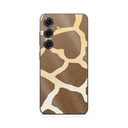 Glossy Glitter Phone Skin Compatible with Samsung Galaxy S25+ - Giraffe - Premium 3M Vinyl Protective Wrap Decal Cover - Easy to Apply | Crafted in The USA by MightySkins