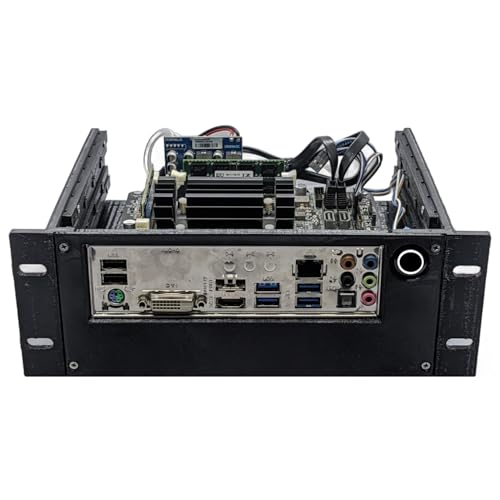 Boîtier PC NAS Rackable 2U serveur domestique Mini-ITX pour Home Assistant et Docker