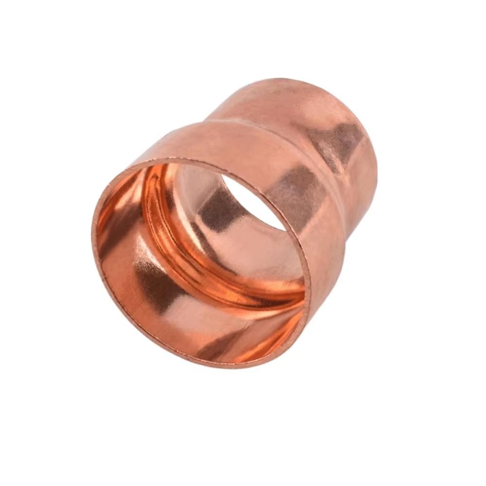 Acoplador Reductor Cobre Soldadura Zócalo 35-12.7mm a 80-42mm (1 Pieza), para Aire Acondicionado & Fontanería(67-35mm)