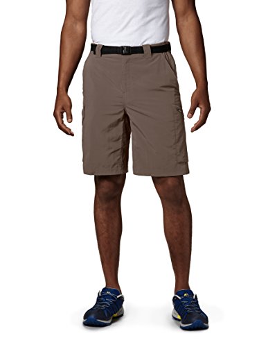 Image of Columbia Men's Regular Fit Shorts (AM4723 Cypress Heather Camo Print 40)