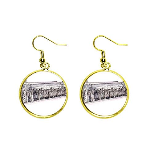 Pendientes Museo de Orsay París Francia dorados de gota mujer
