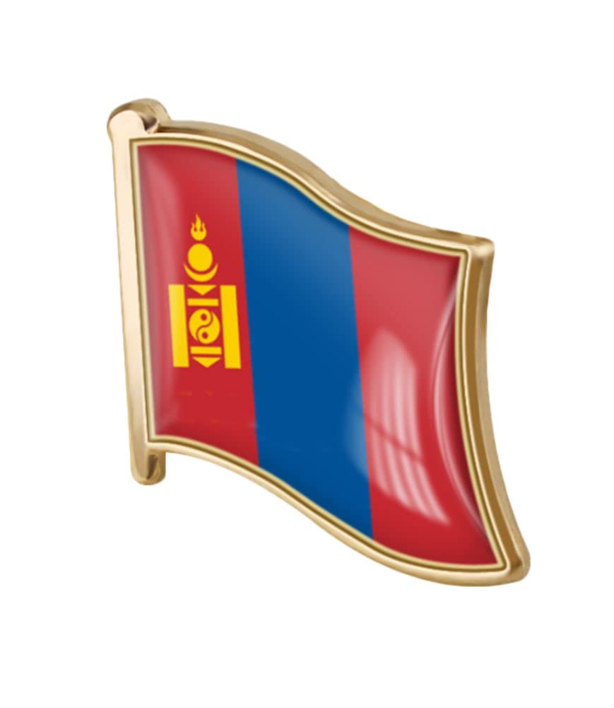 vmcoatdu Country Flag Pin Badge International Travel Brooch Metal Alloy Souvenir Pin for Hat Clothes Backpack