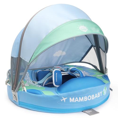 Image of Mambobaby Add Tail Baby Float with Sun Canopy – Earth