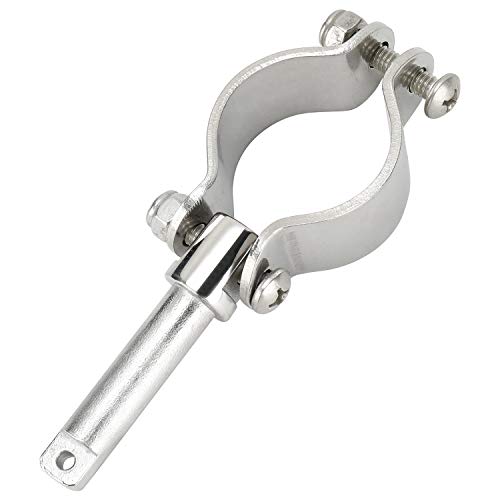 Novelbee 2 Pack Of 316 Stainless Steel Clamp On Oarlocks Or Rowlocks,1-5/8" Tube ;5.3" Length #TOP7