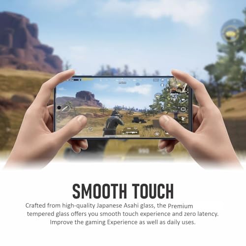 Image of TitanGuard Tempered Glass Screen Protector Guard for iQOO 13-9H Hardness, Military Grade, Anti-Static, Easy Installation Kit - 1 PACK