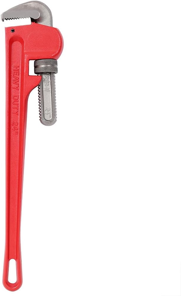 48 Inch Aluminum Pipe Wrench, Heavy-Duty Adjustable Straight Pipe Wrench,Reliable & Durable Cast Steel Straight Handle Plumbing Wrenches Plumbers Tool,for Plumbers,Auto Repair and Mechanics,48"