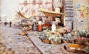 Peinture à l'huile Attilio Pratella 36x48 : habillez vos grands murs vides avec The Marketplace