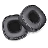 Rhinenet Almohadillas para los oídos para auriculares Marshall Major III plegables con cable Bluetooth (negro)