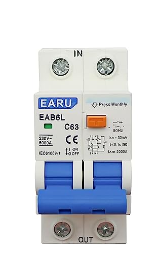 Interruptor diferencial de corriente residual RCCB RCD 32A protector contra fugas CA 230V