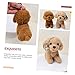 Mipcase 2 Piezas de Peluche de Perro Adorable Colgante Suave y Compacto de Regalo para Amigos Imagen de Mipcase 2 Piezas de Peluche de Perro Adorable Colgante Suave y Compacto de Regalo para Amigos