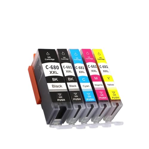 Cartouche d'encre PGI-680 CLI-681 XXL de qualité supérieure pour un rendu photo éclatant