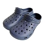 A2Z 4 Kids Boys Girls Classic Clogs Lightweight Slip On Garden Sandals - Clogs 1013 Navy 3 UK