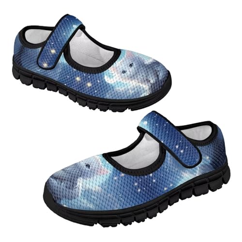 Kids Boys Girls Casual Shoes with Strap Comfort Non Slip Walking Flat Shoes Breathable Mesh Students Sports Sneakers US 11-152