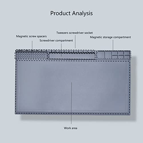 Tapis de soudure en silicone isolant de haute résistance informatique - 6