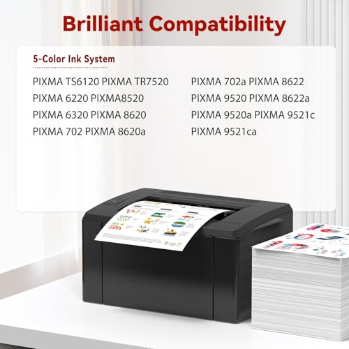 Image of CLI-281 XXL Black Ink Cartridges Replacement for Canon 281 XXL 281XXL Black Work with Canon PIXMA TS6320 TR7520 TS8120 TS8320 TR8520 TS9120 (3 BK)