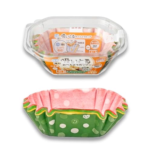 東洋アルミ お弁当 おかずカップ オーバル 28枚入 汁も油も吸いとる 日本製 揚物・汁気のおかずに 電子レンジ対応 S1890（Amazon）
